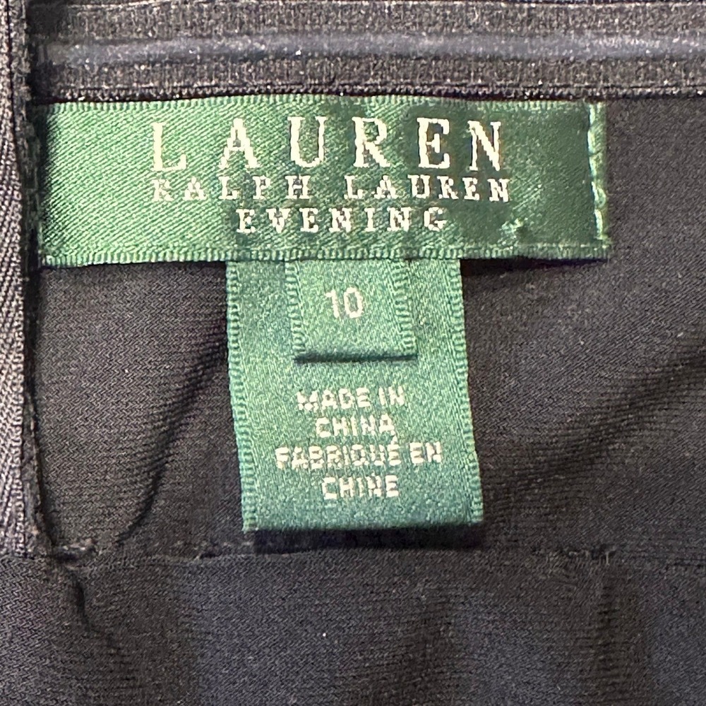 Ralph Lauren Denim Car Coat SZ10 Indigo Blue silver Crest Buttons Military Style - Picture 10 of 16